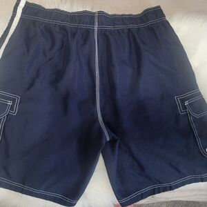 OP Mens Blue Cargo Shorts